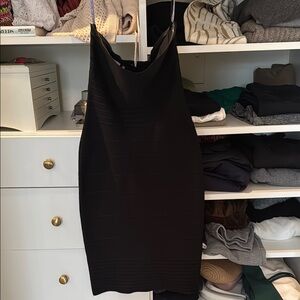 Herve Leger Strapless Mini Dress